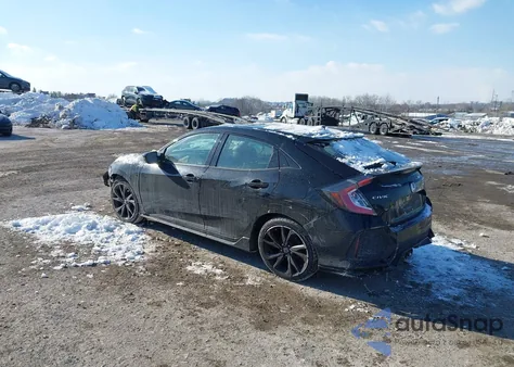 2019 Honda Civic Sport from USA, damaged, VIN SHHFK7H48KU400637